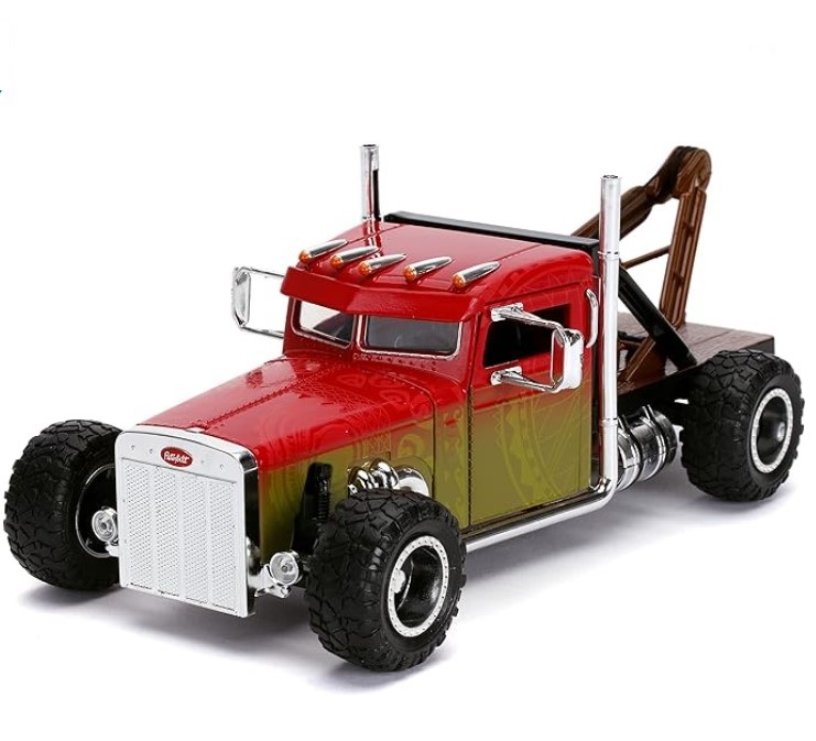 พรีออเดอร์ Jada โมเดลรถ โมเดลรถยนต์ ฟาส "Fast & Furious" Hobbs & Shaw Hobbs'Custom Peterbilt Truck 1:24