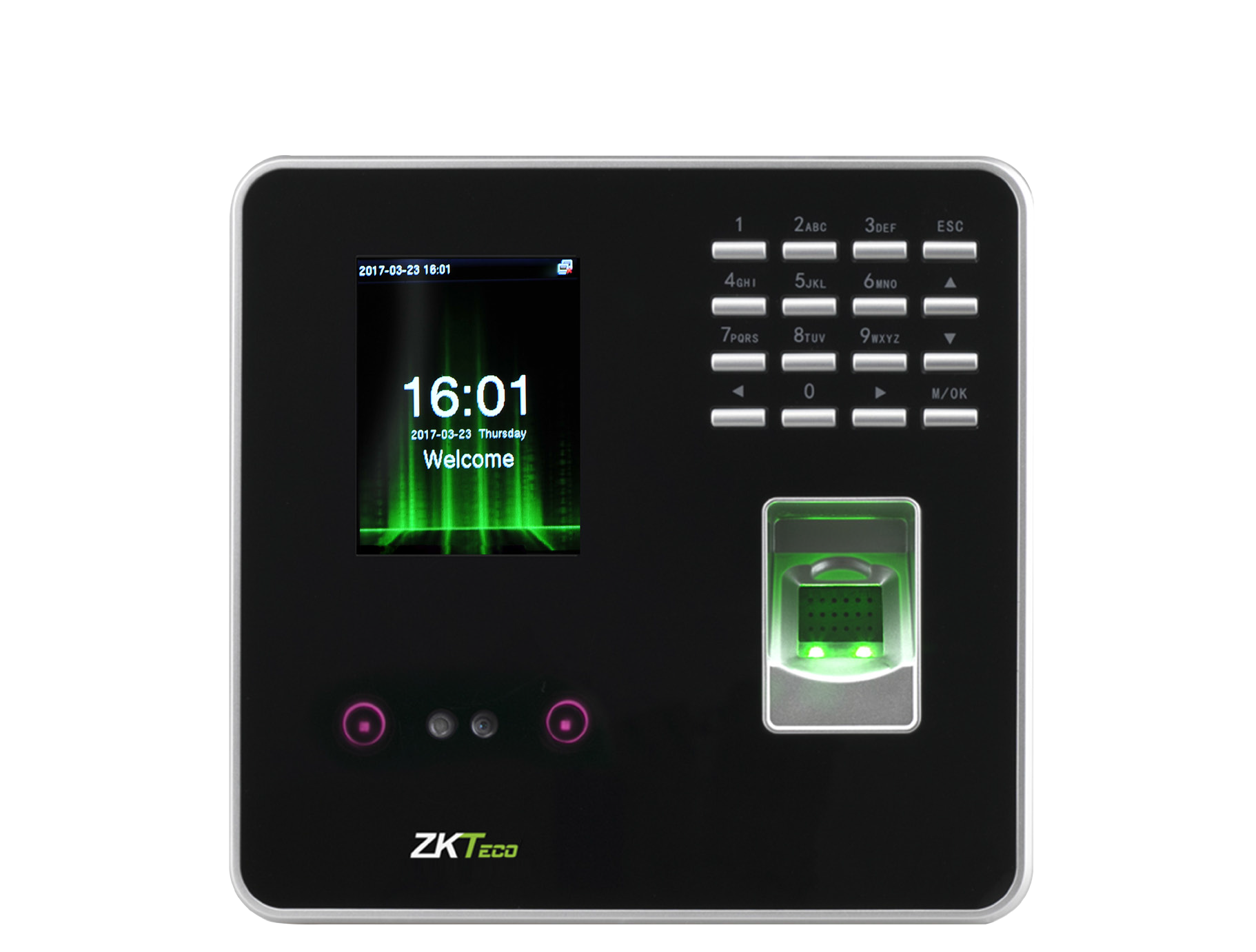 เครื่องสแกนใบหน้า ยี่ห้อ ZKTeco รุ่น MB20