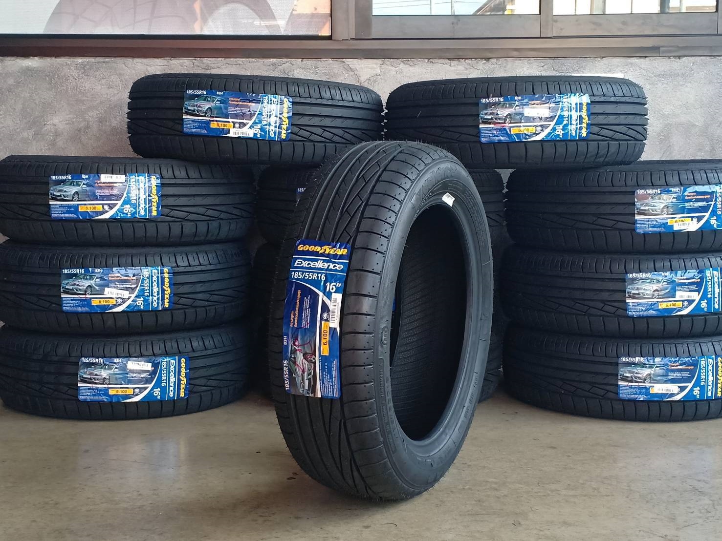 GOODYEAR EXCELLENCE 185/55-16 ปี19 มาใหม่ ราคาถูก