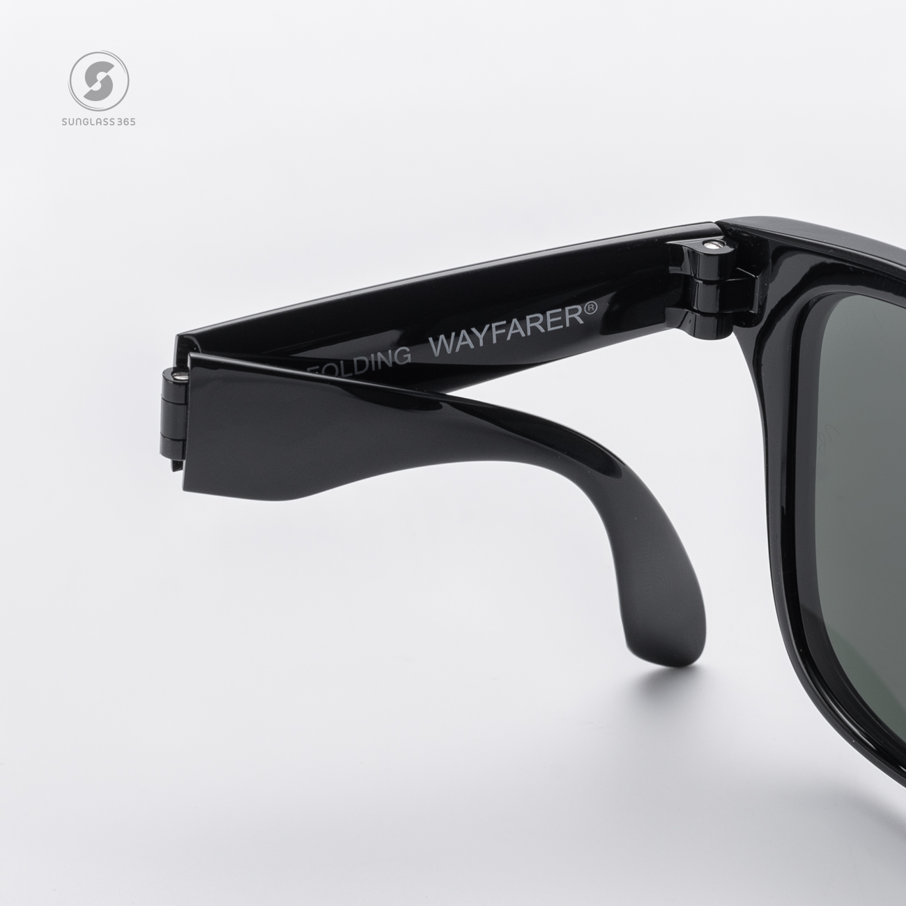 Ray Ban Folding Wayfarer RB4105 601 Crystal Green