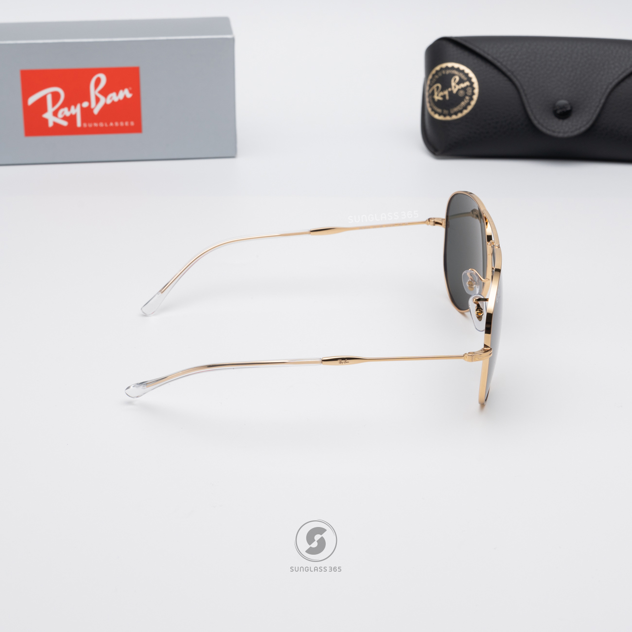แว่นกันแดด Rayban Old Aviator RB3825 001/58 Gold Polarized