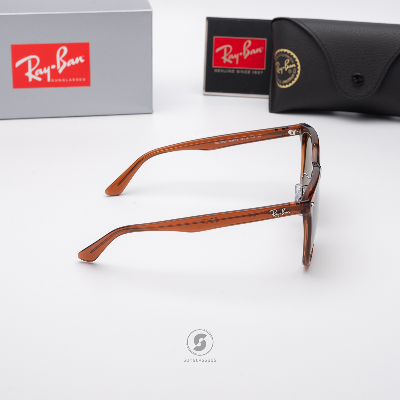 Ray Ban RB2206D 6636/73 Transparent Brown