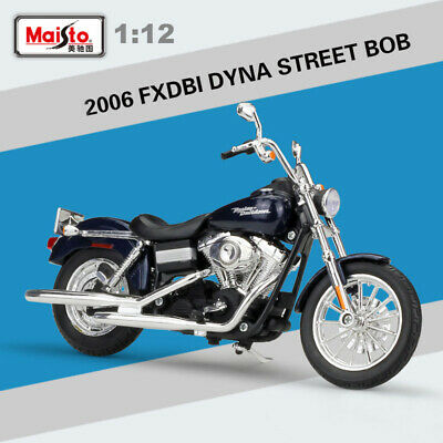 ขาย พรีออเดอร์ โมเดลรถเหล็ก โมเดลรถ มอเตอร์ไซค์ Harley 2006 Dyna Street Bob 1:12 มี โปรโมชั่น