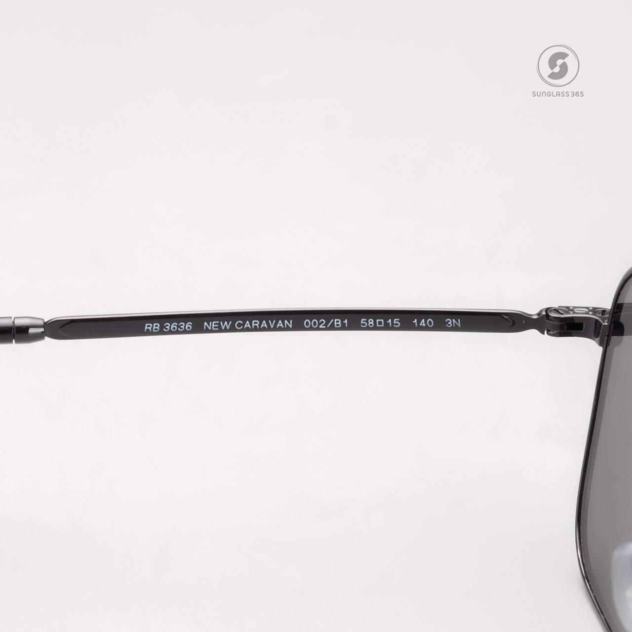 RayBan New Caravan RB3636 002/B1 Black