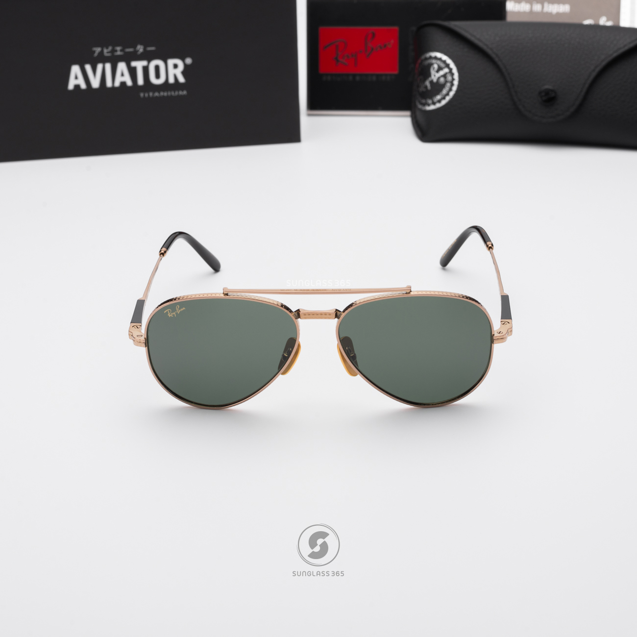 RAY-BAN RB8225 313852 Aviator Titanium Arista