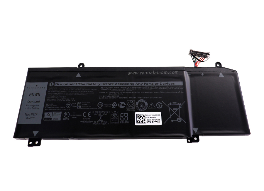 Battery Dell G7 17 7790 Original 1F22N 60Whr แบตโน๊ตบุ๊ค G7 17 7790 ตรงรุ่น ราคา พิเศษ