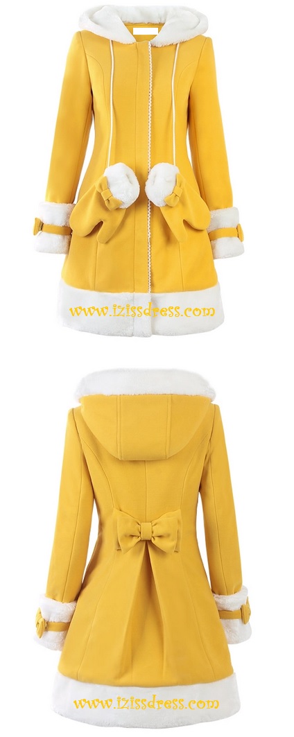 ***พรีออเดอร์***เสื้อโค้ท เสื้อกันหนาวสีเหลือง