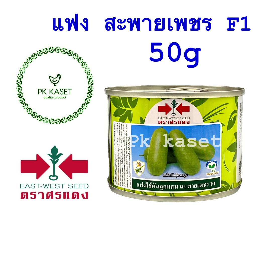 เมล็ดแฟง สะพายเพชร 50g ศรแดง แฟงไส้ตันลูกผสม