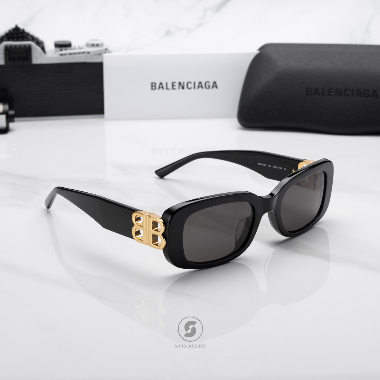 แว่นกันแดด Balenciaga Dynasty BB0310SK 001