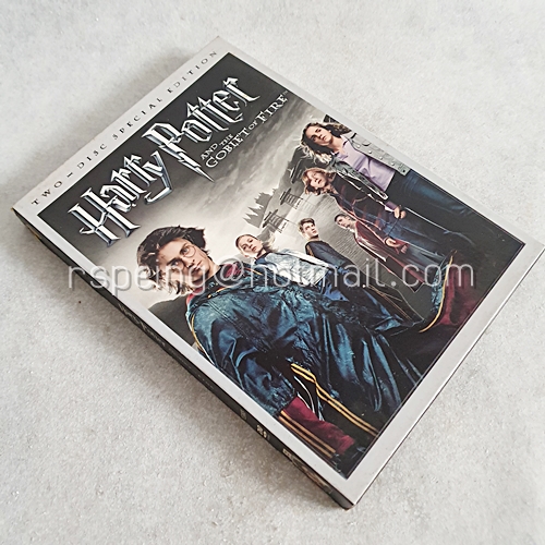 กล่อง DVD เปล่า ภาพยนตร์ฝรั่ง Harry Potter and The Globlet of Fire : แฮร์รี่ พอตเตอร์ กับถ้วยอัคนี