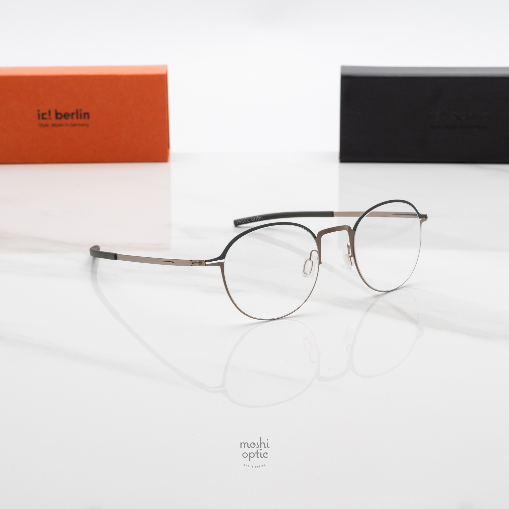 กรอบแว่น IC BERLIN Kayoko Racing Green Bronze