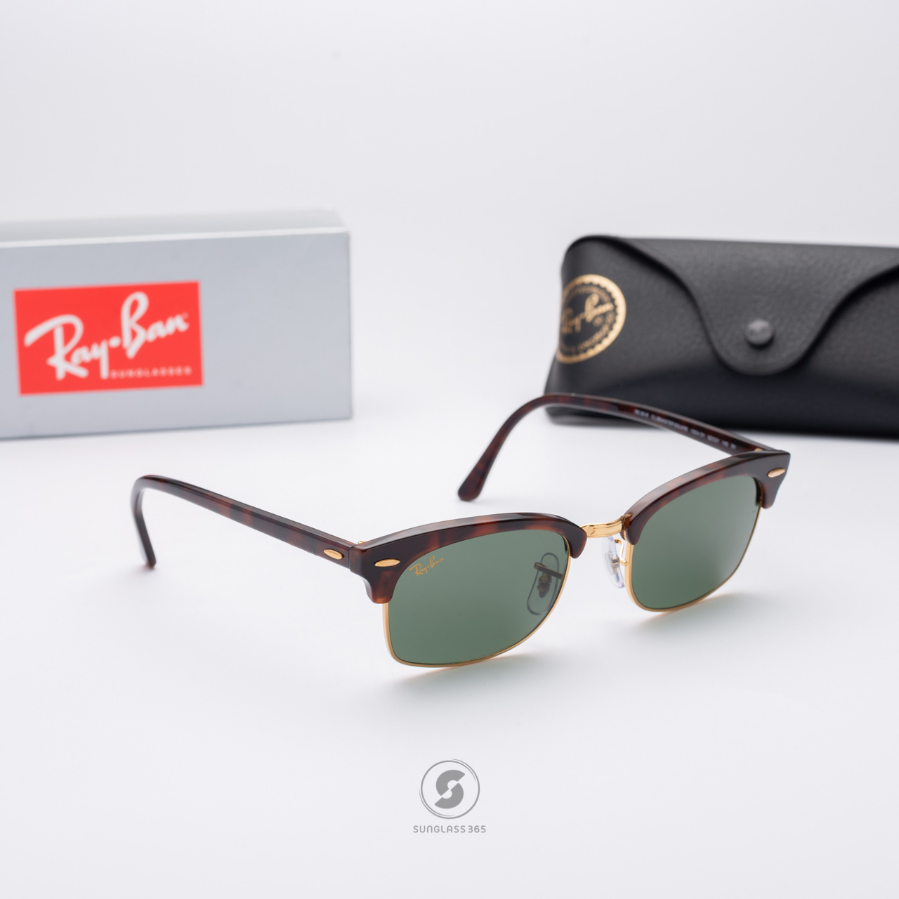Ray Ban Clubmaster Square RB3916 1304/31 Tortoise