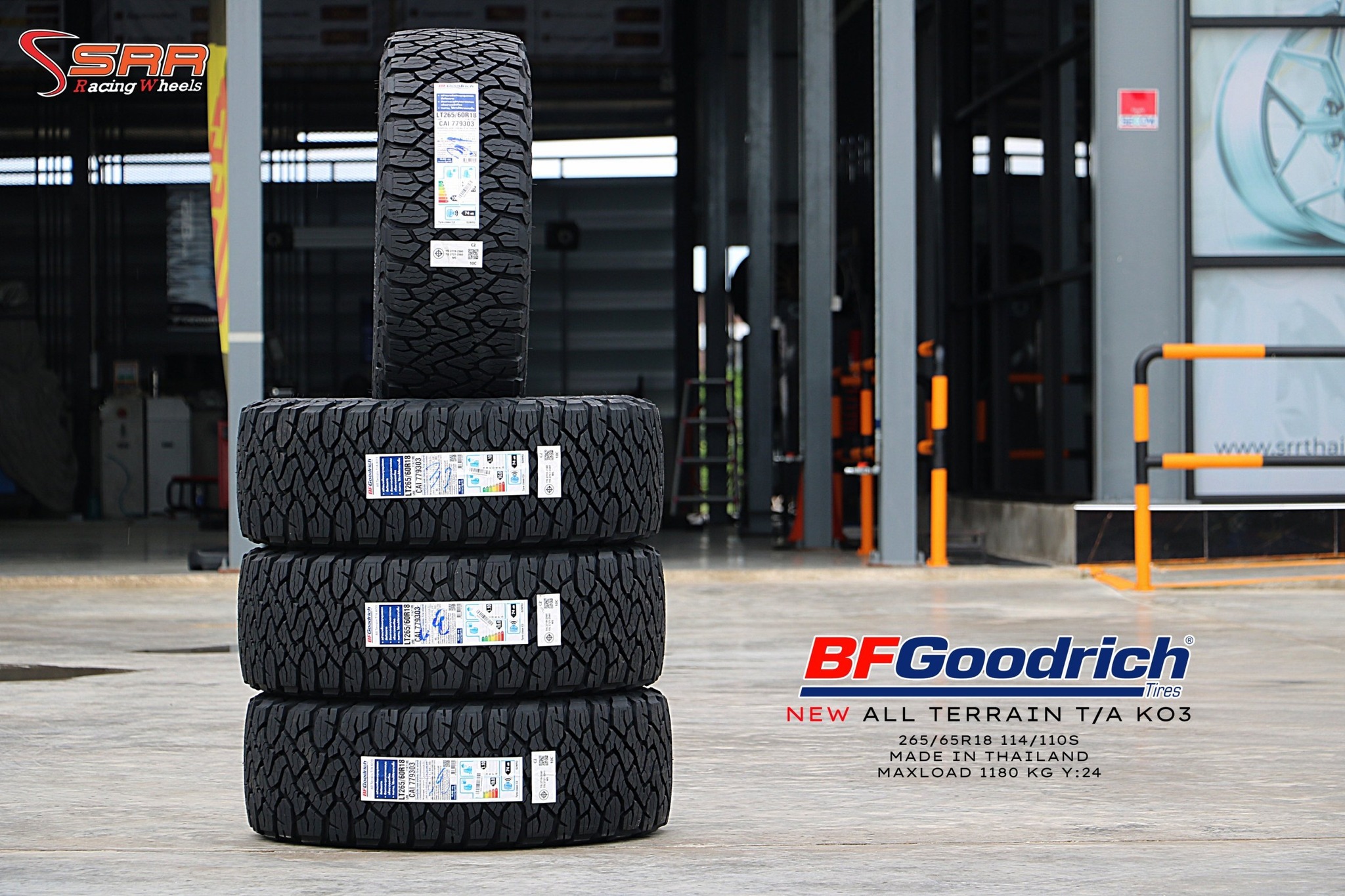 BF Goodrich All-Terrain T/A KO3 ขนาด 265/60R18 ปี2024
