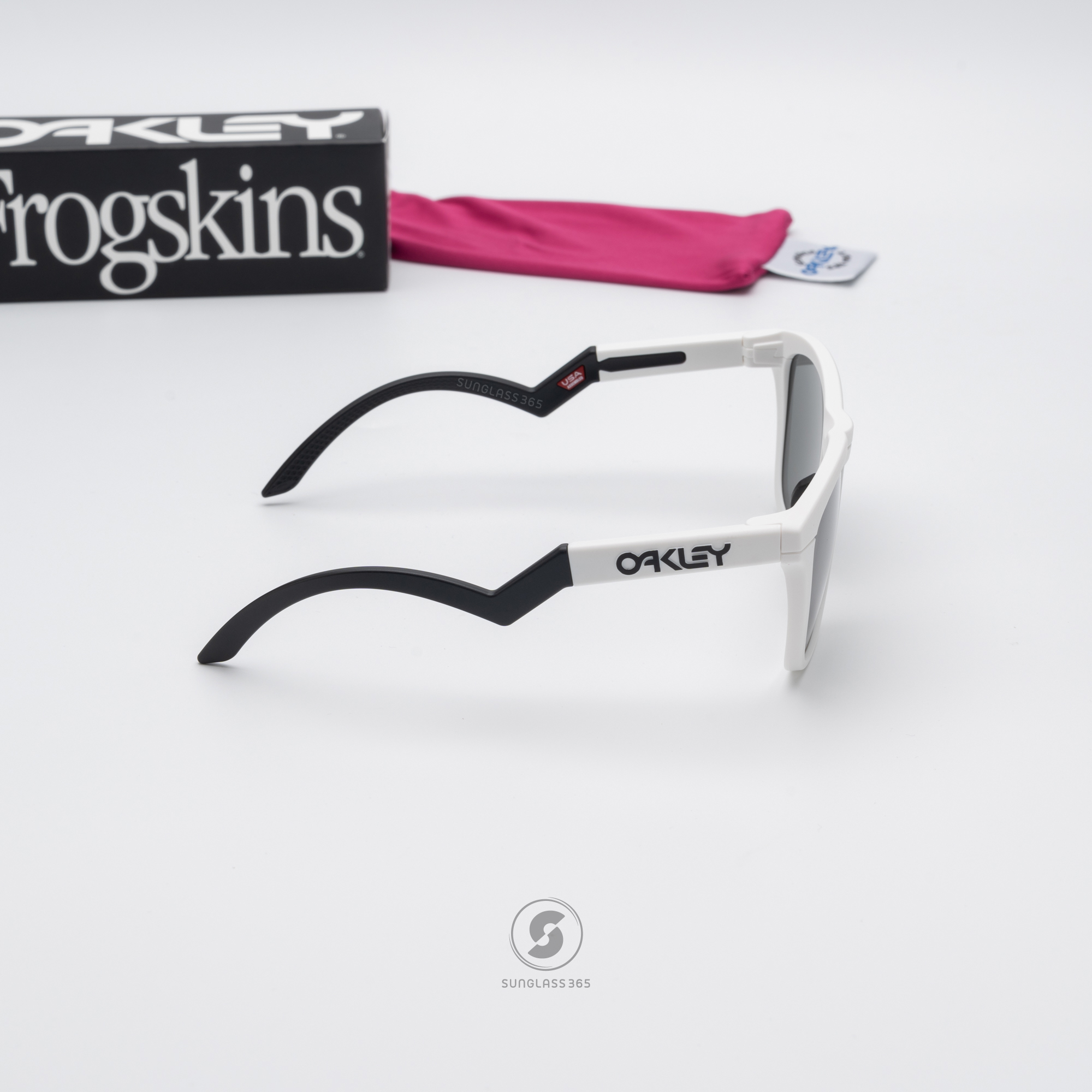 OAKLEY Frogskins Hybrid OO9289-08 Matte White Prizm Grey