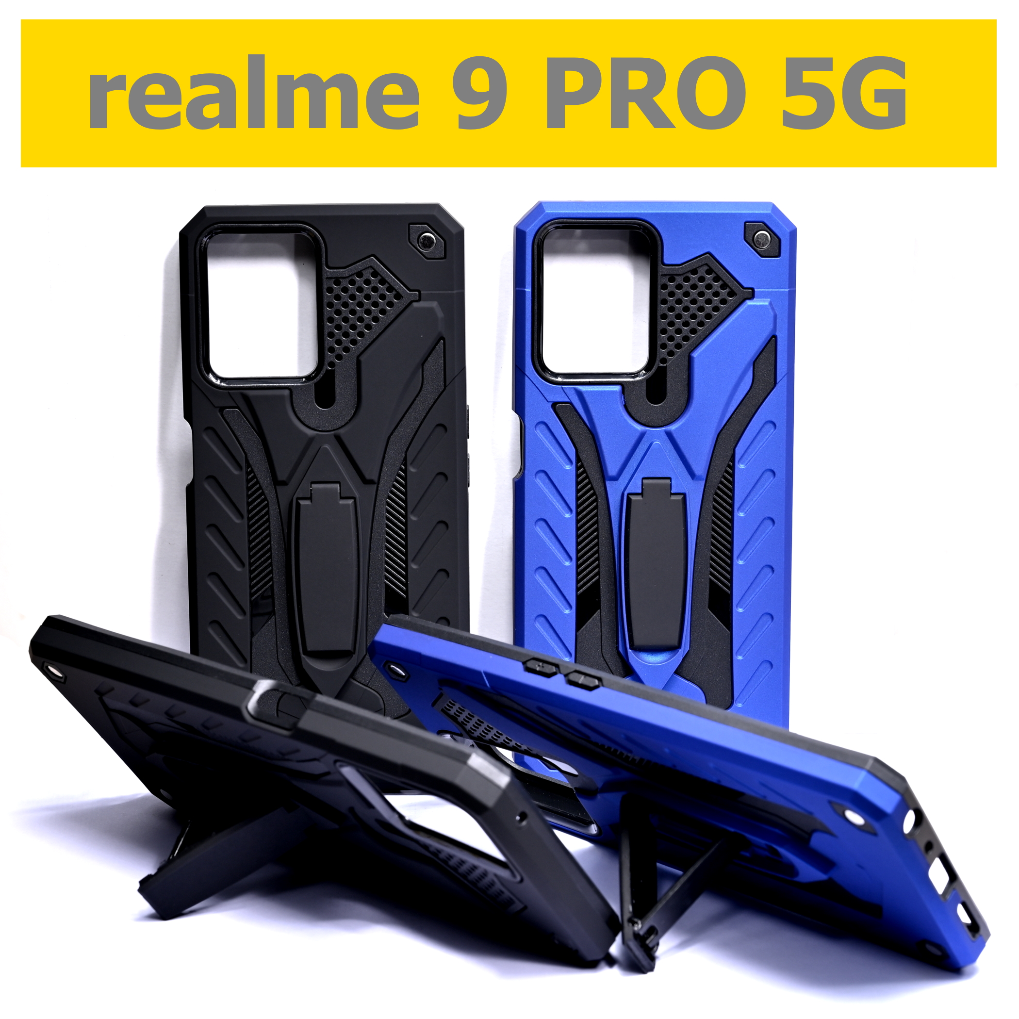 เคส realme 9 PRO 5G เคสหุ่นยนต์ เรียวมี กันกระแทก วางตั้งได้