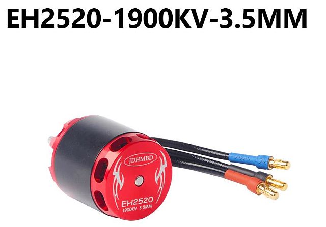 JDHMBD Motor 2520-1900KV 4-6S For 450-450L-470 Helicopter