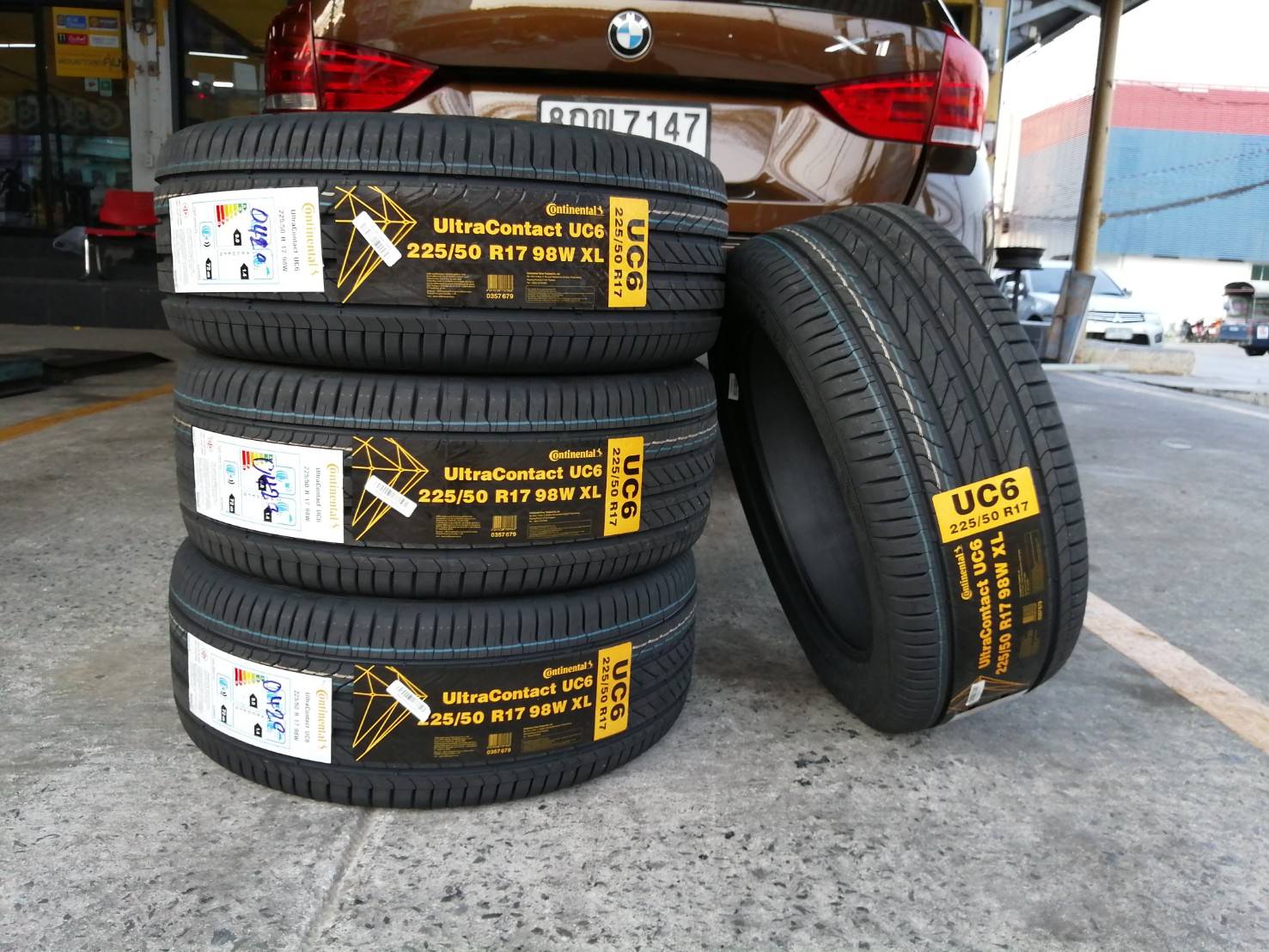 CONTINENTAL ULTRACONTACT UC6 225/50R17 ปี20