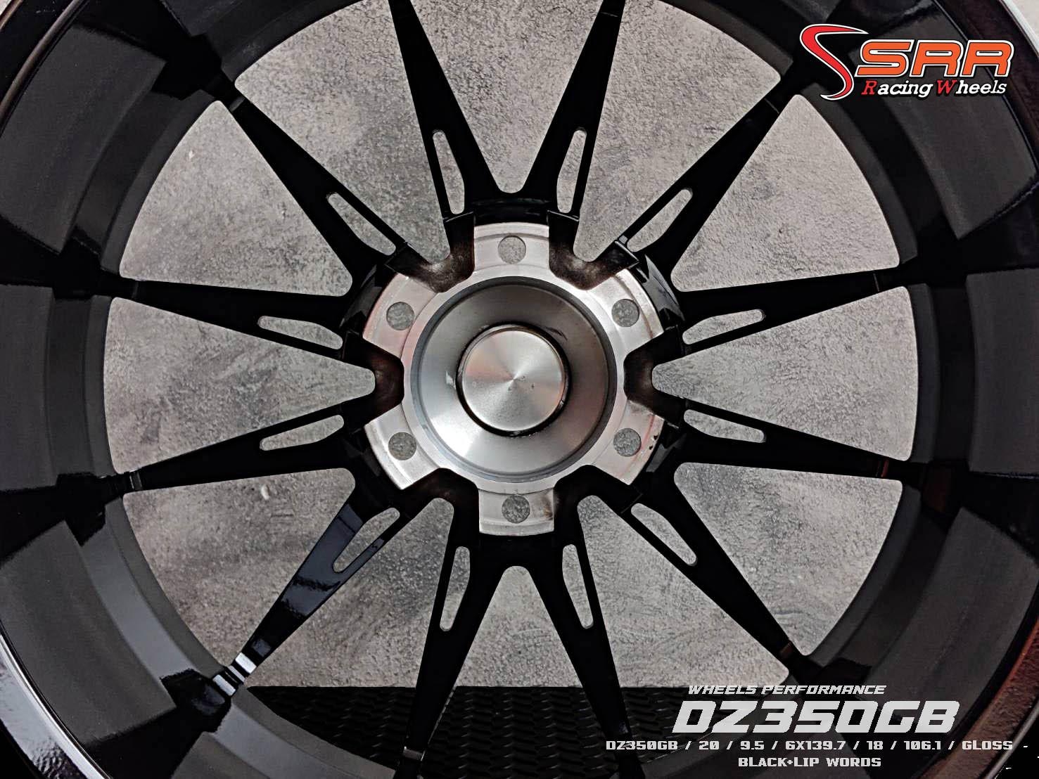 DZ350GB : ENZO 20x9.5 6H139.7 18 106.1 ดำเงา