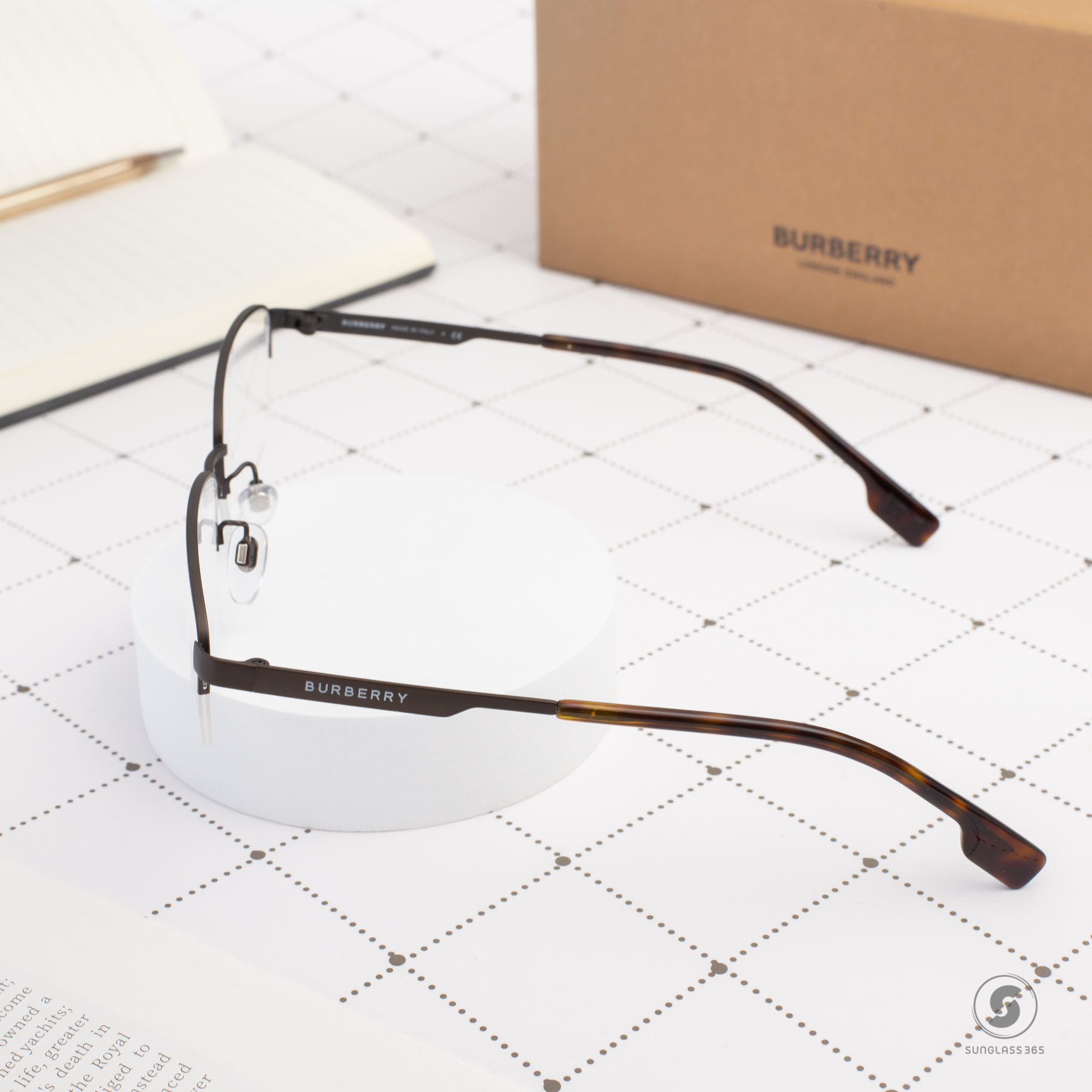 BURBERRY BE1342TD 1012 Matte Brown