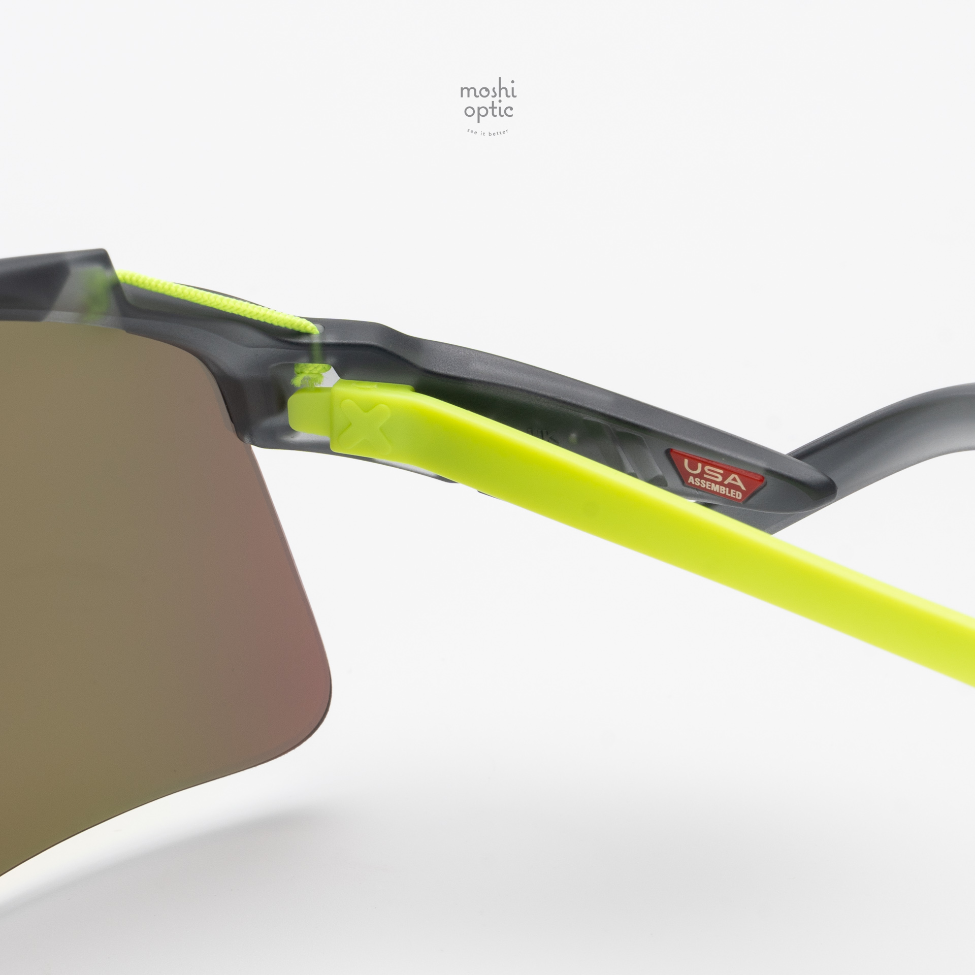 OAKLEY STUNT WING OO9519-04 Matte Grey Smoke Prizm Ruby