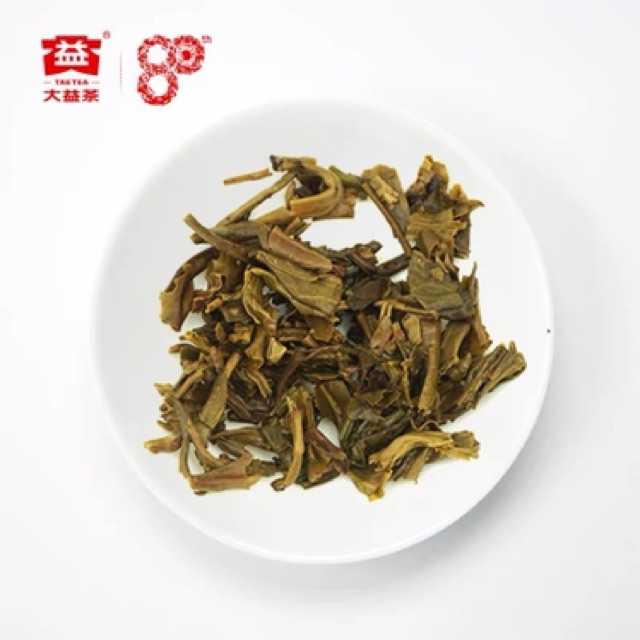 ขาผู่เอ๋อร์ดิบ ต้าอี้ รุ่น โป๋วจินฟางจวน ปี2014 น้ำหนัก 240 กรัม