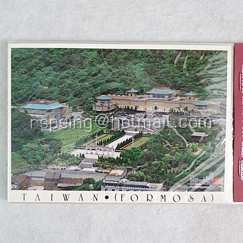 โปสการ์ดสถานที่สำคัญในไทเป ประเทศไต้หวัน Beautiful Taiwan Post Card Series : Taipei