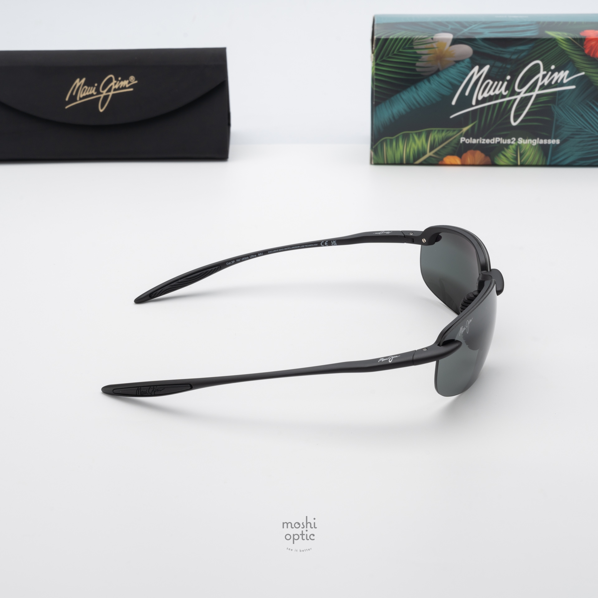 แว่นกันแดด Maui Jim HOOKIPA ULTRA MJ676 001 Neutral Grey
