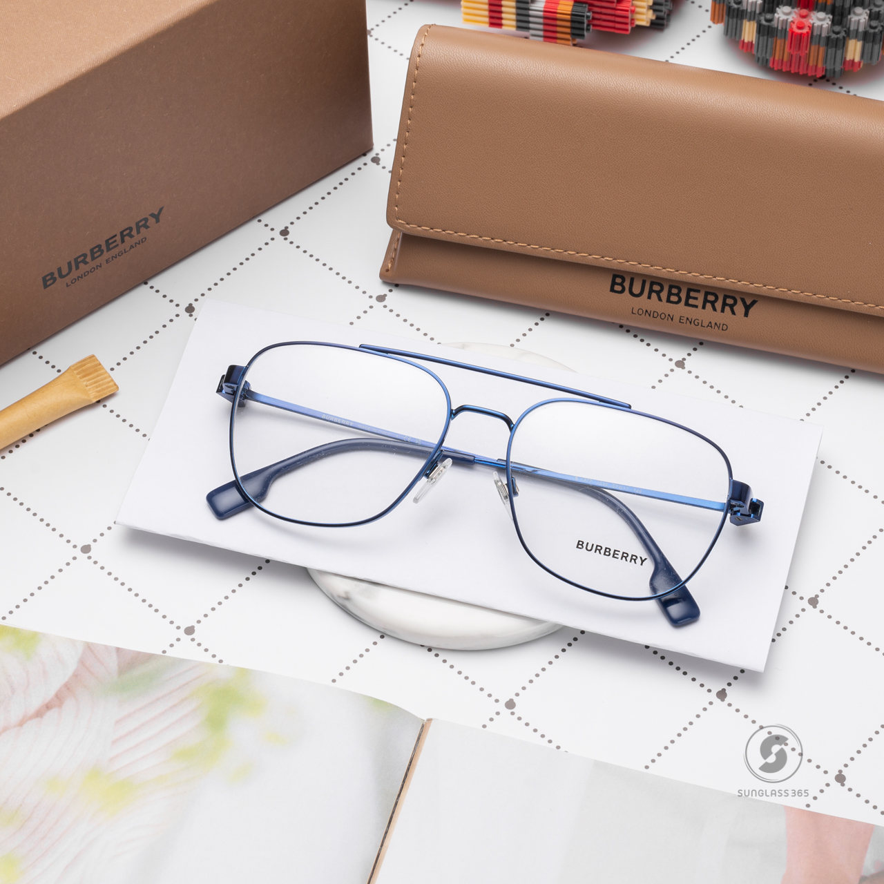 BURBERRY BE1377 1015 Michael Blue