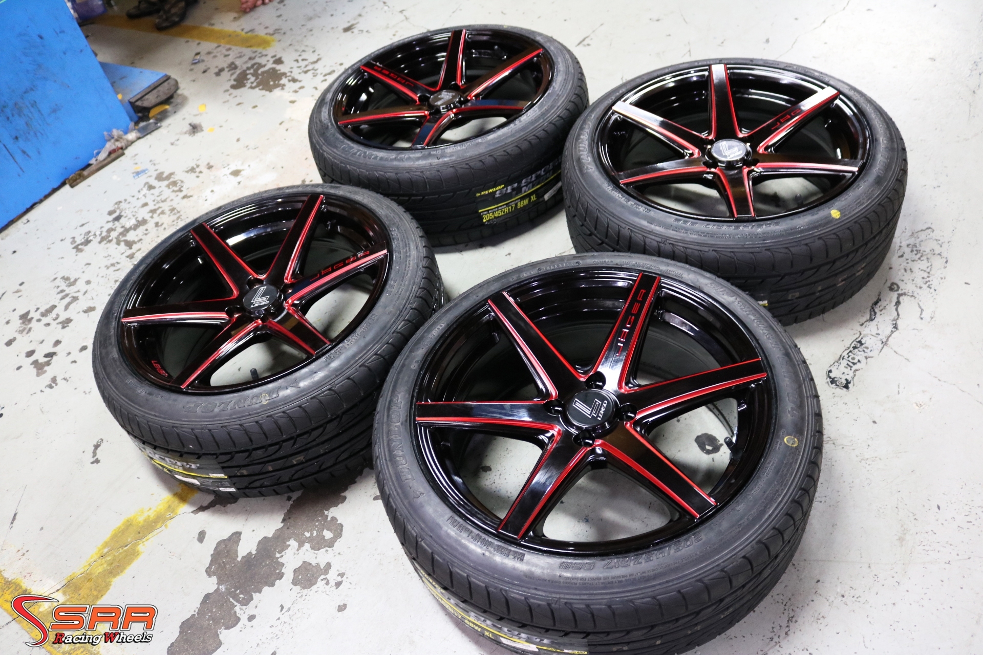 ล้อ LENSO JAGER-CRAFT ขอบ17 กว้าง7.5 4x100 offset+35