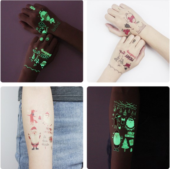 Tattoo Christmas สติ๊กทูคริสต์มาส แทททู #A
