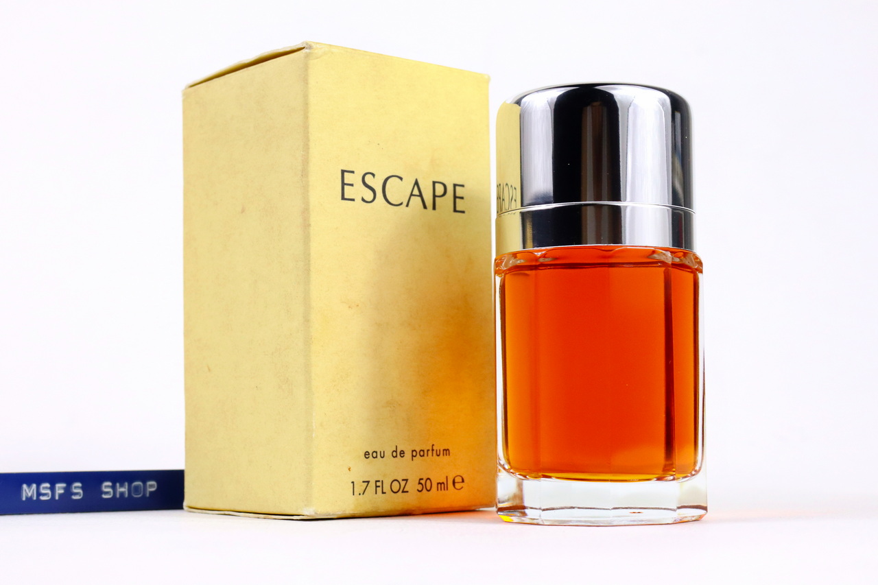 [Vintage] 🌟 Calvin Klein ESCAPE EDP Splash 50ml จุกแก้ว แบบแต้ม - น้ำหอม Vintage