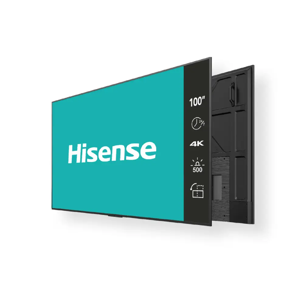 HISENSE 100BM66D – ป้ายดิจิทัล 100 นิ้ว 4K UHD DLED Display รองรับใช้งาน 24/7 พร้อมระบบ Android ในตัว