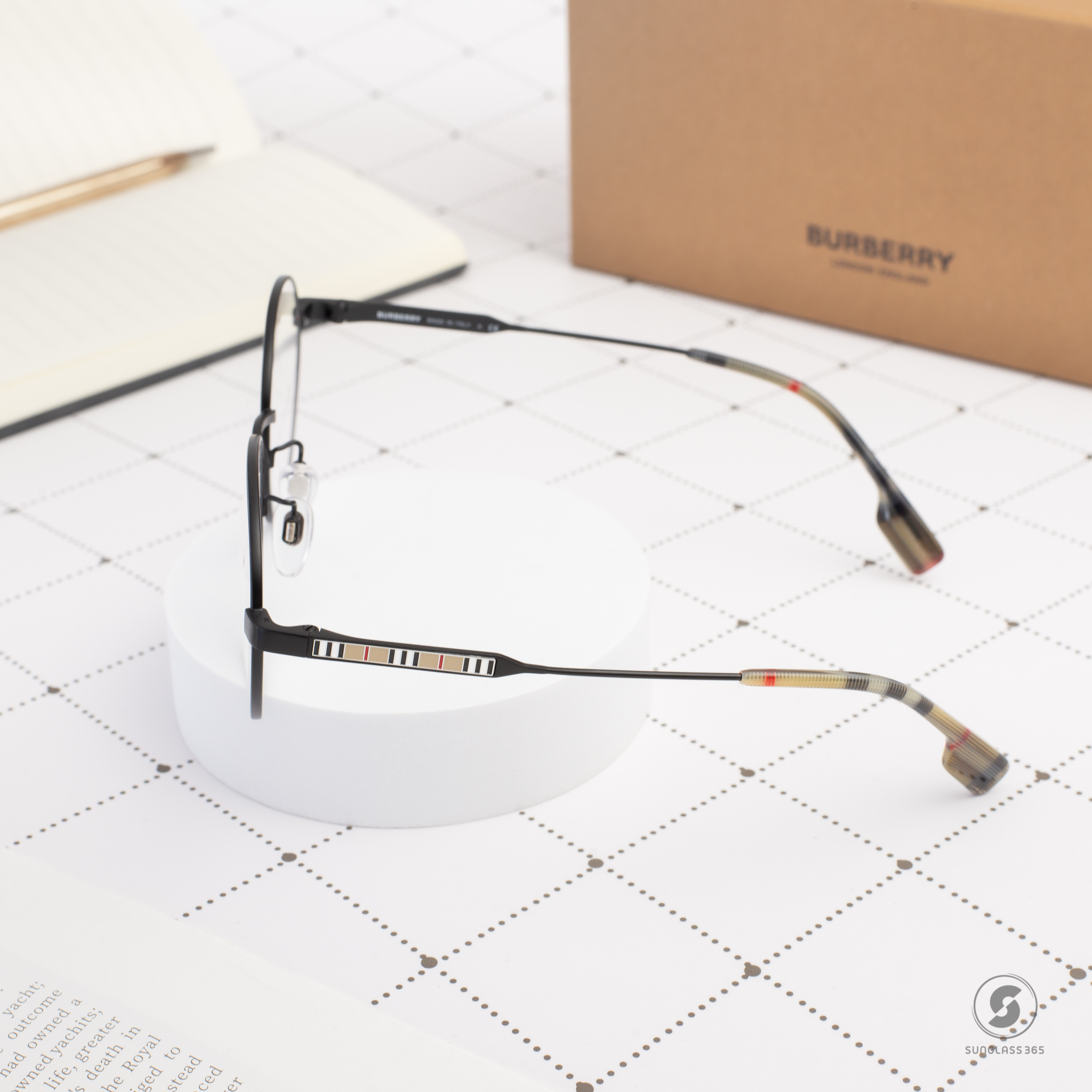 BURBERRY BE1363TD 1007 Black