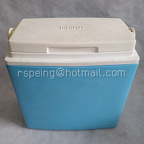 ถังกดน้ำทรงเหลี่ยม เทอร์มอส Thermos Cooler สีฟ้า ขนาด 12 ลิตร