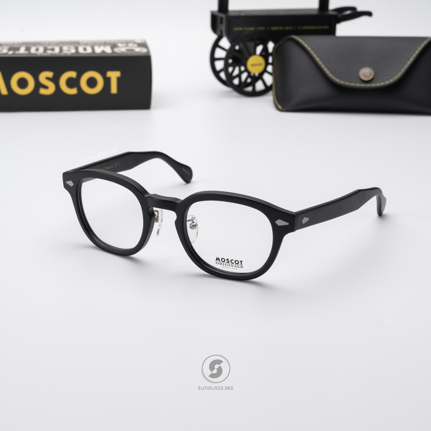 แว่นสายตา Moscot Lemtosh Col. Matte Black (Asian Fit with Nose Pad)