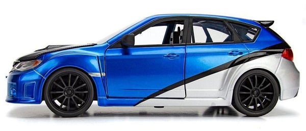 พรีออเดอร์ Jada โมเดลรถ โมเดลรถยนต์ ฟาส "Fast" ภาค 8 Brians Subaru Impreza Wrx สเกล 1:24
