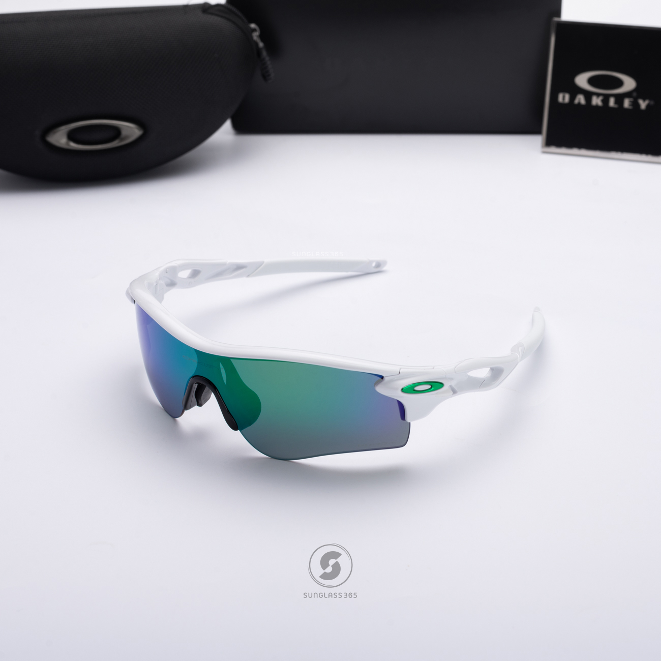 Oakley OO9206-43 RADARLOCK PATH POLISHED WHITE Prizm Jade