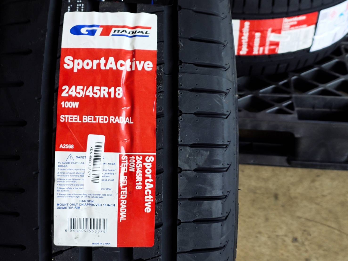 GTRADIAL SPORTACTIVE 245/45R18 100W CHINA