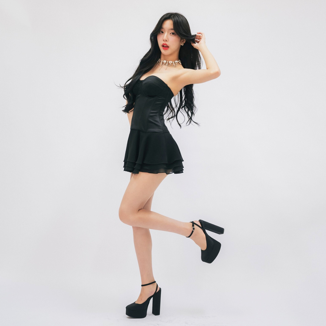 Lism D-107 Corset Mini Dress ชุดเดรสเกาะอก