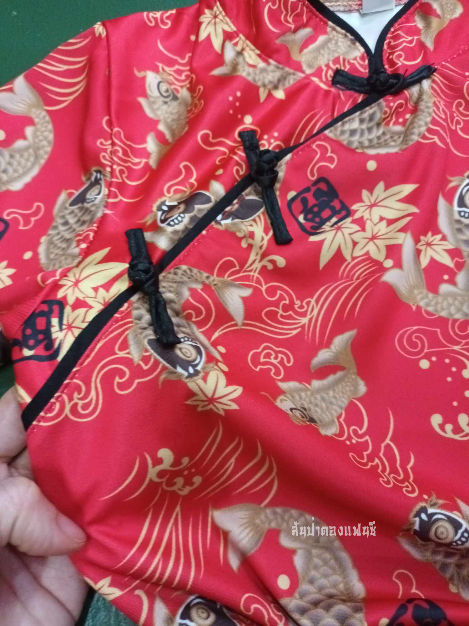 ชุดตรุษจีนเด็กผู้หญิง ชุดเซทเสื้อกระโปรง