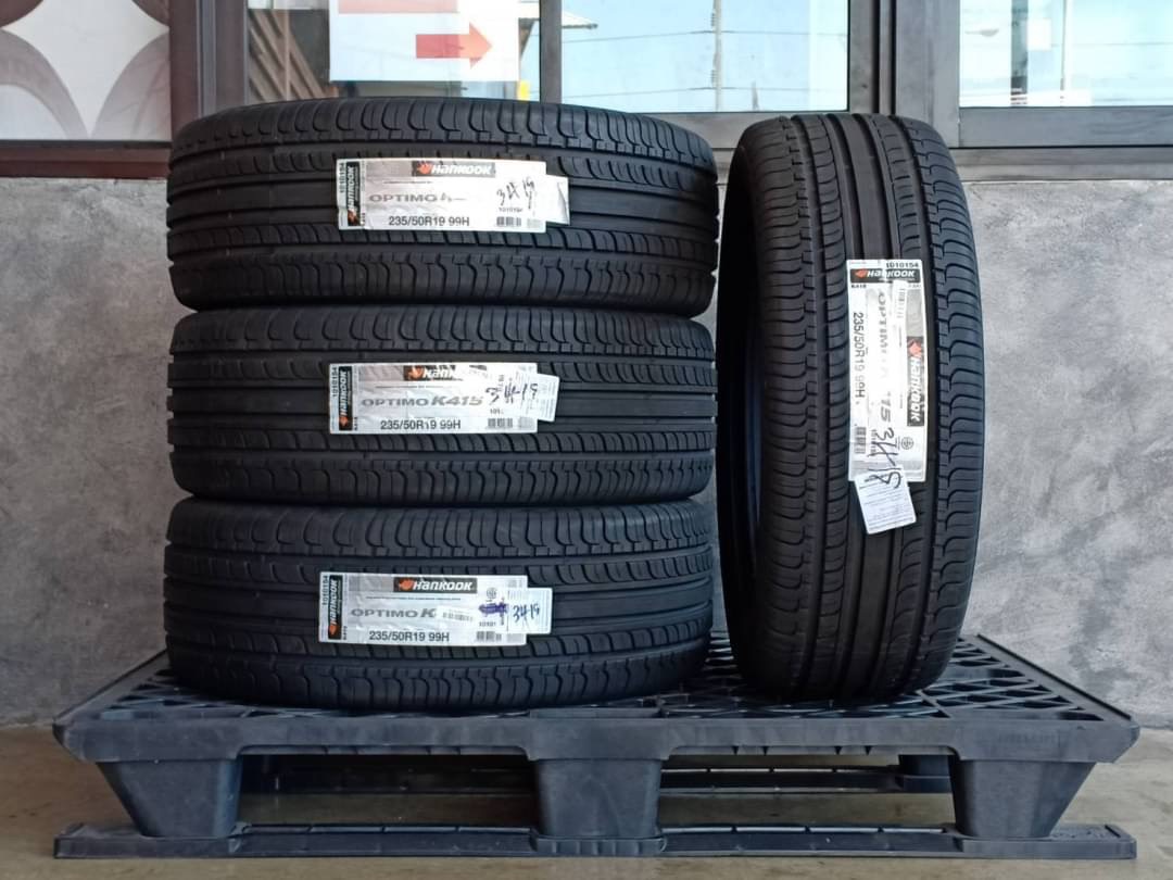 ยางใหม่ HANKOOK OPTIMO K415 235/50-19 เส้น 3900 เท่านั้น