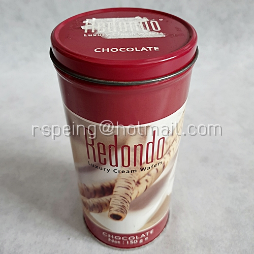 กระป๋อง Redondo Luxury Cream Wafers รส Chocolate