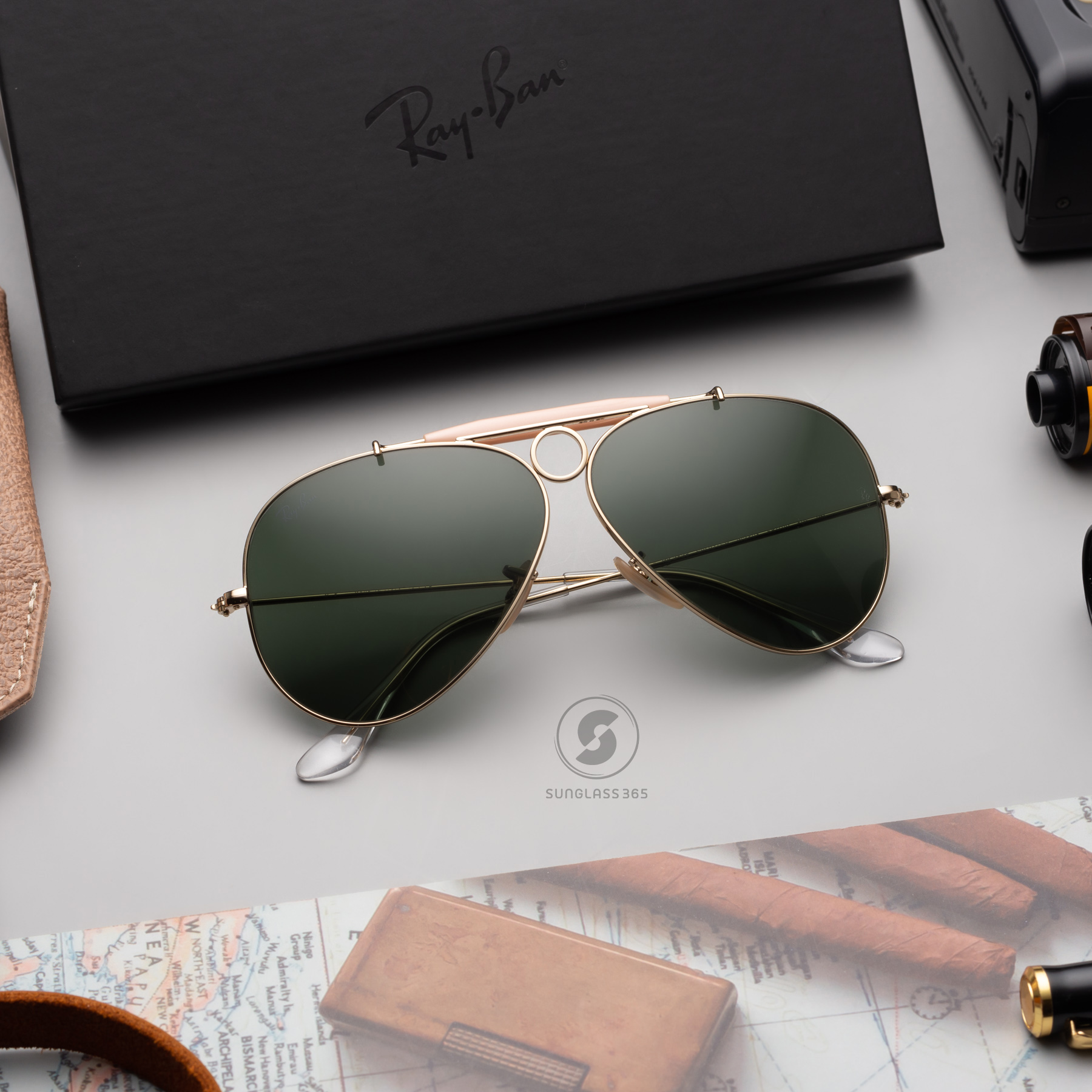 RayBan Shooter RB3138 W3401 Arista G-15
