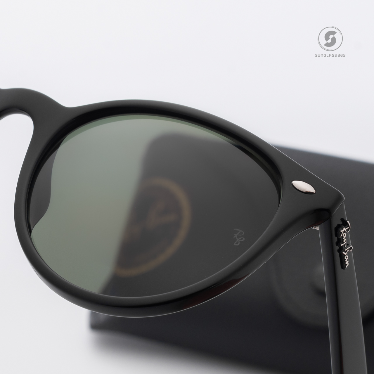 Ray-Ban Round RB4305F 601/9A Green Polarized