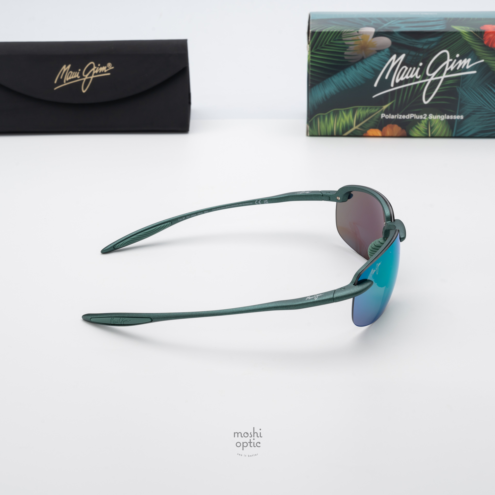 แว่นกันแดด Maui Jim HOOKIPA ULTRA MJ676 004 Maui Green