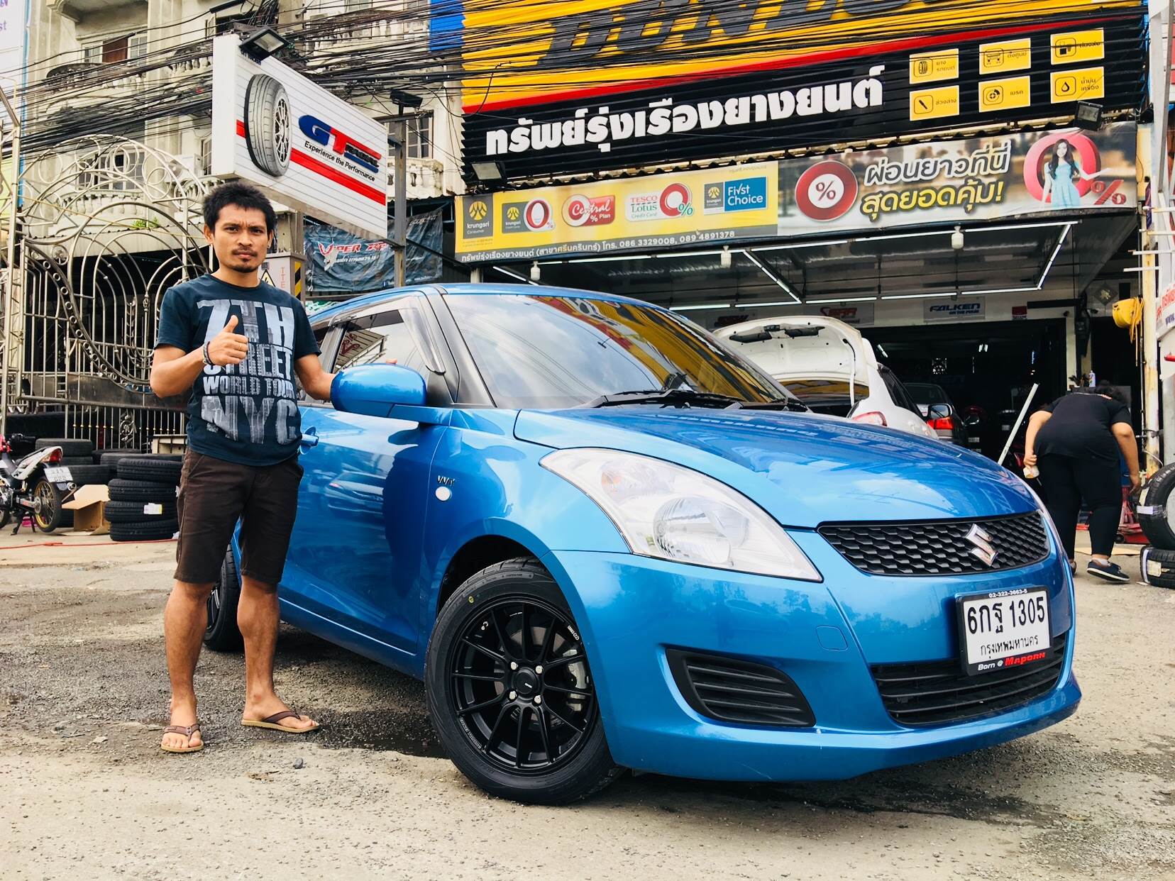 ล้อแท้ ENKEI TUNING SC48 ขอบ 15 ราคาถูก ใส่ SWIFF