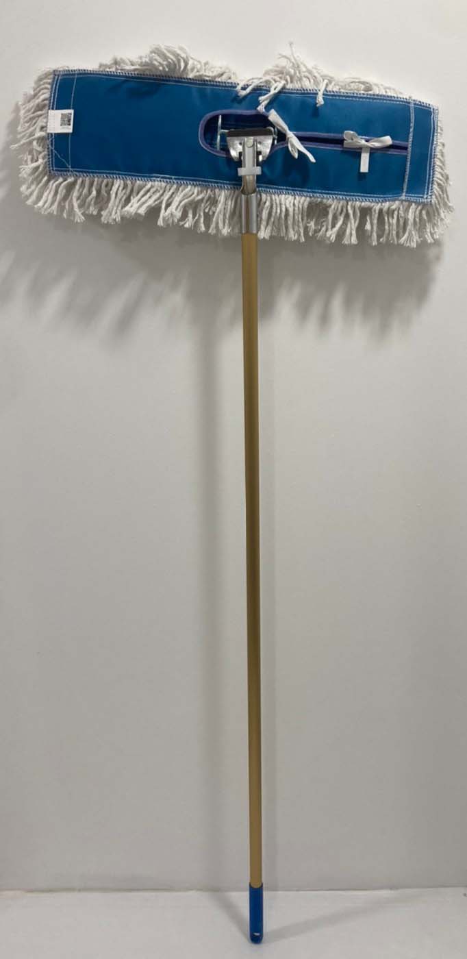 ไม้ดันฝุ่นแบบผ้าผูก 18 นิ้ว (ผ้าขาว)