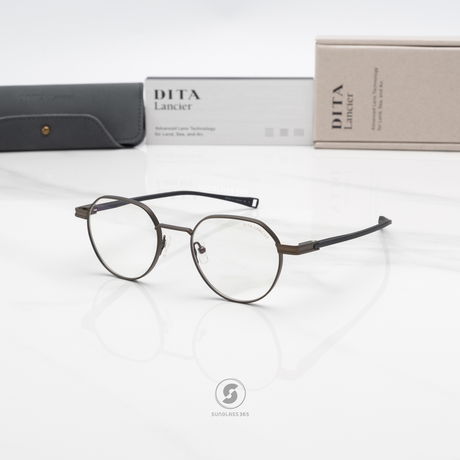 แว่นสายตา DITA LANCIER DLX420 A 02 with Blue Control Lens