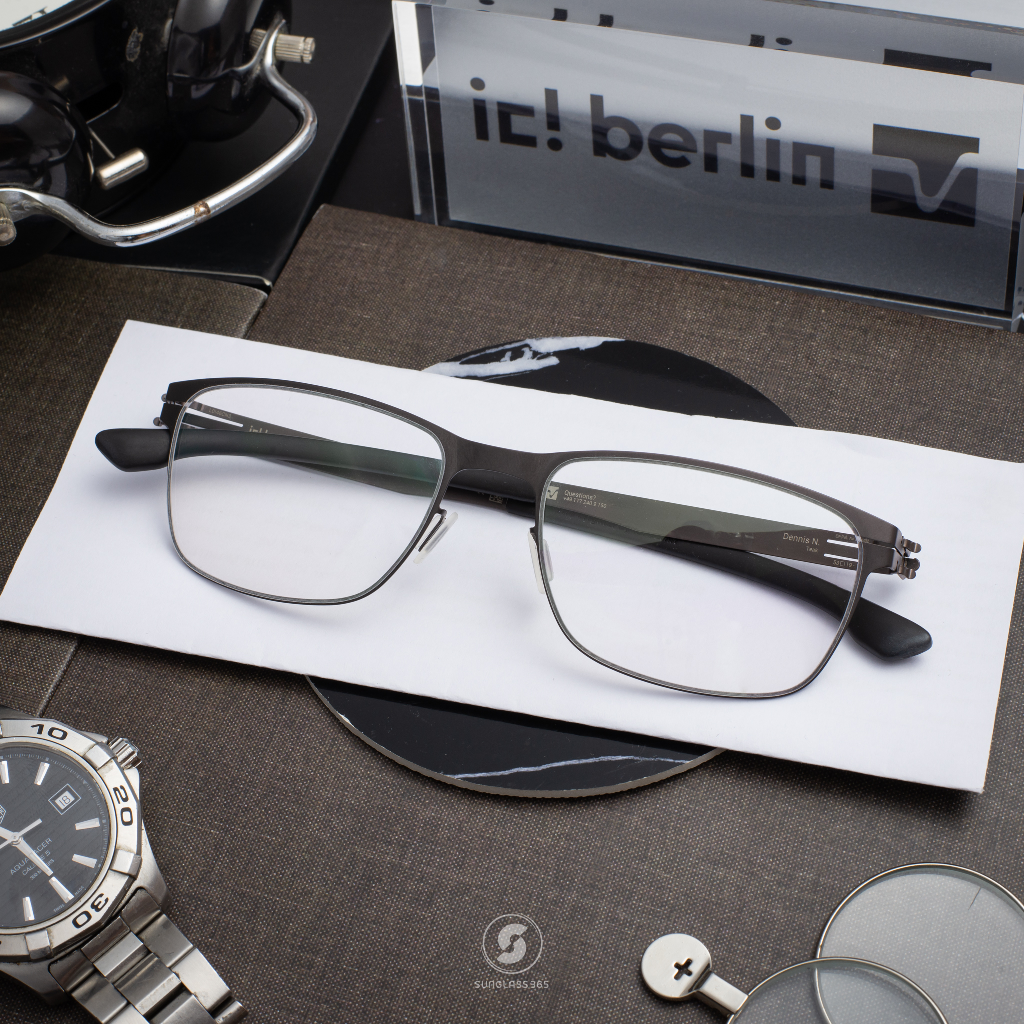 กรอบแว่น IC BERLIN Dennis N. Teak