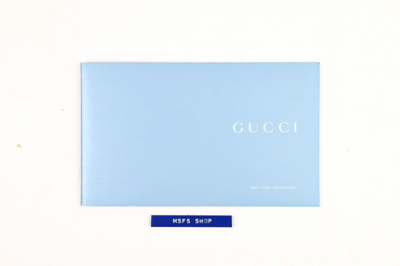 [Vintage] GUCCI สมุดภาพ Men's Cruise Collection 2007